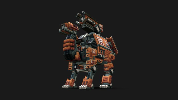 Camel Mech 3D Model