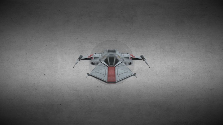 Republic R41 Starchaser 3D Model