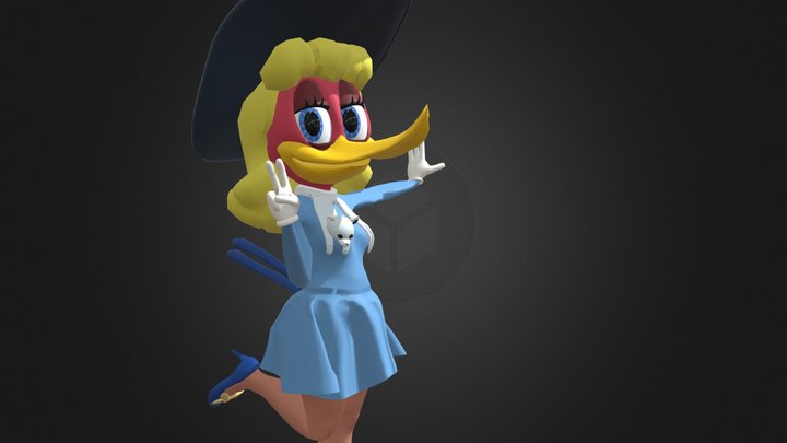 Doodle Dance (Clementine Woodpecker, video Link) 3D Model