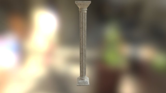 Pillar texture 3D Model