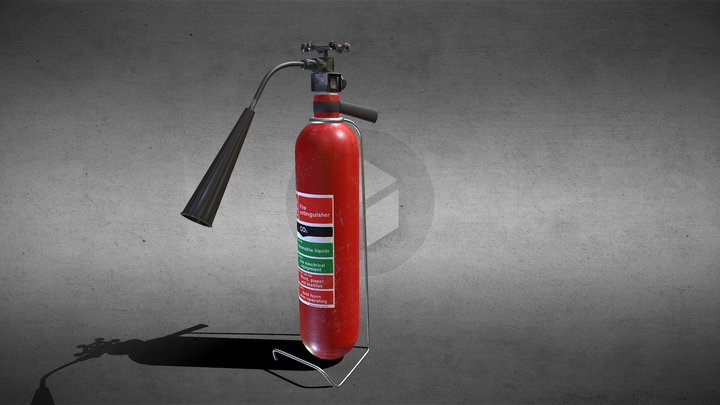 fire extinguisher 3D Model