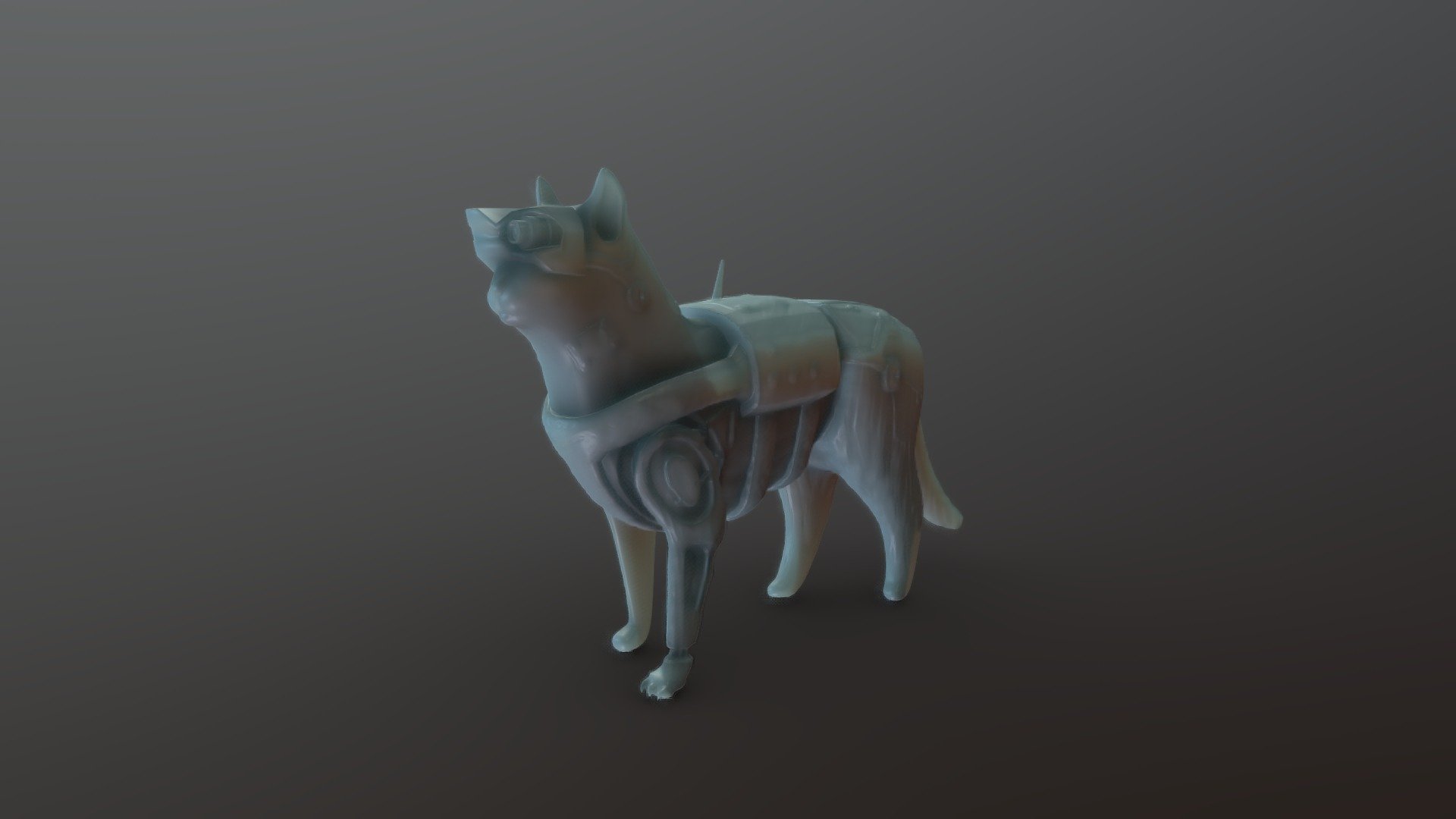 Cybernetic Cat Sculpt