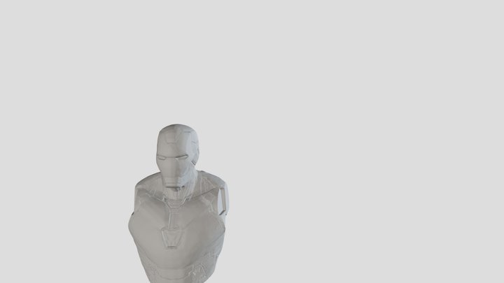 Iron Man UltraDetailed SupportFree Bust 3D Model 3D Model