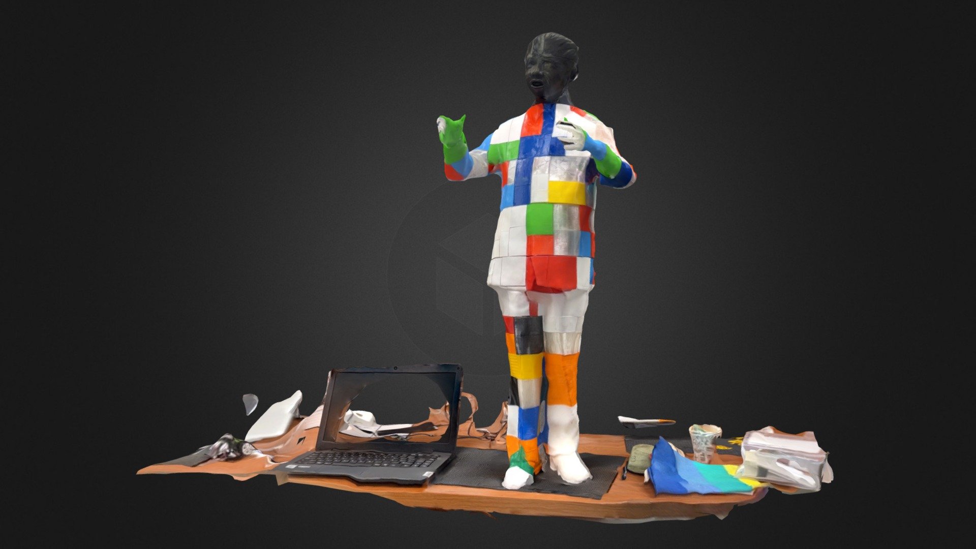 Estátua de Nelson Mandela