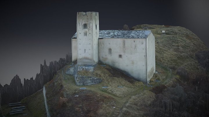 Le chateau de Saxon 3D Model