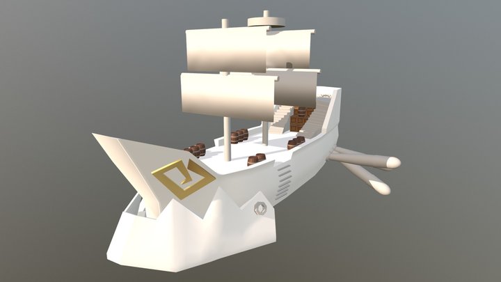 Prototipo de barco 3D Model