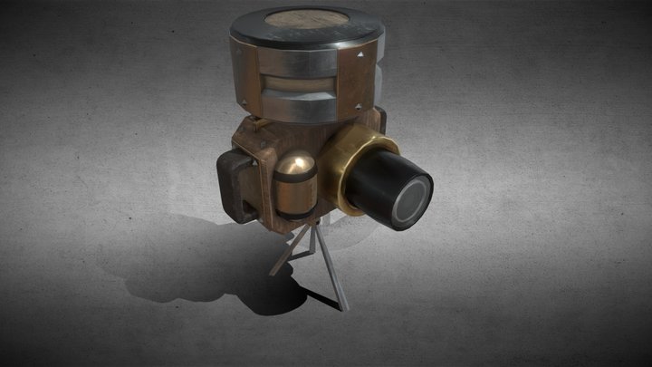 Steampunk camera 3D Model