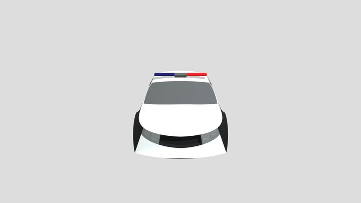 Police Car 3 3D Model