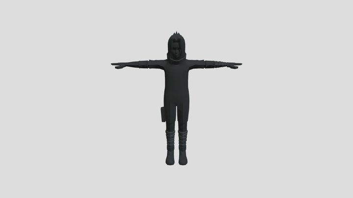 Wii - Naruto Clash of Ninja Revolution - Sasuke 3D Model