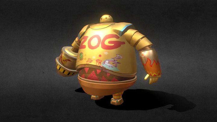 EVALUACIÓN INTEGRAL MODELADO 3D ROBOT ZOG 3D Model
