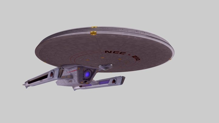 Erickson Class TMP Era Star Trek Fandesign 3D Model