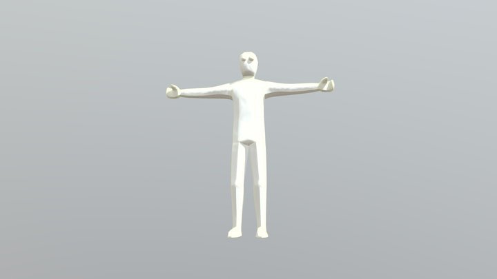 Cracked  man 3D Model