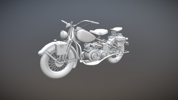 Harley Davidson 3D Model