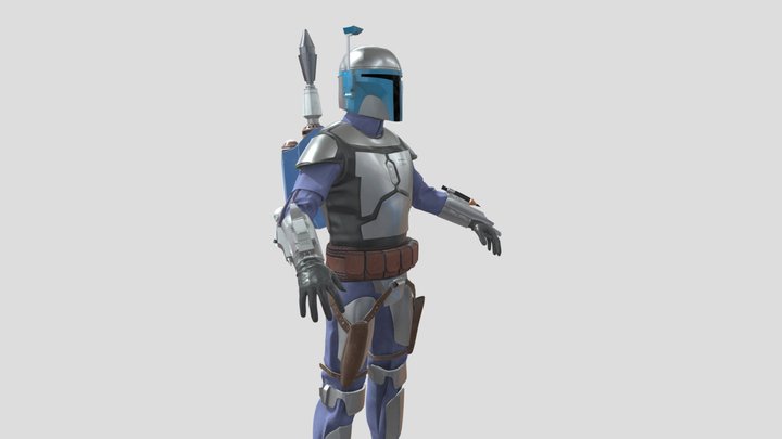 Jango Fett 3D Model