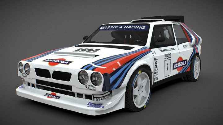 Rally Car Pro 14 3D Model