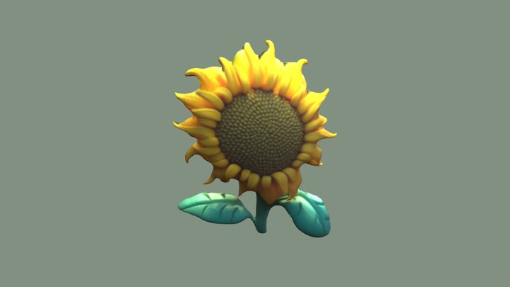 sunflower2 3D Model