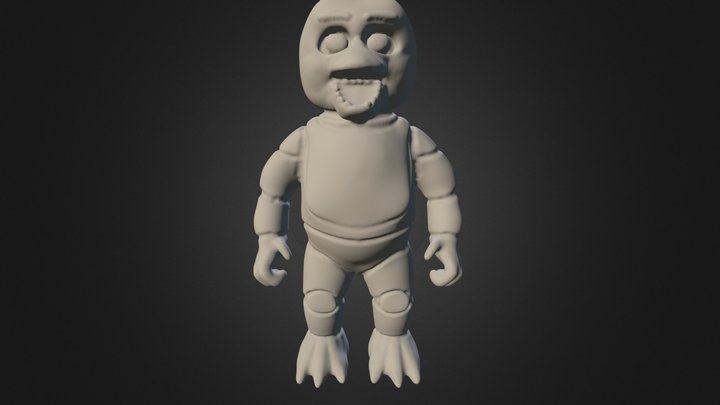 Chica the Chicken 3D Model
