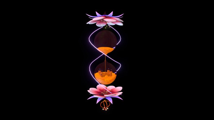 Ampulheta 3D Model