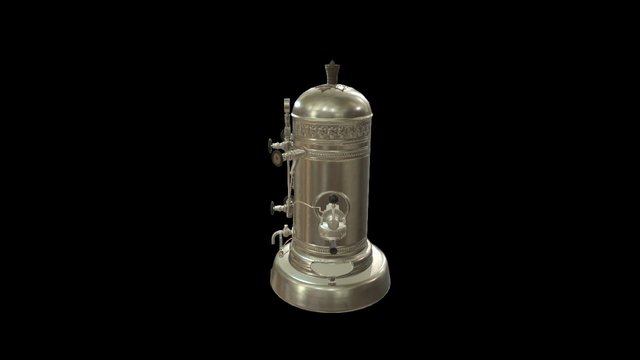 Vintage Coffee Machine 3D Model