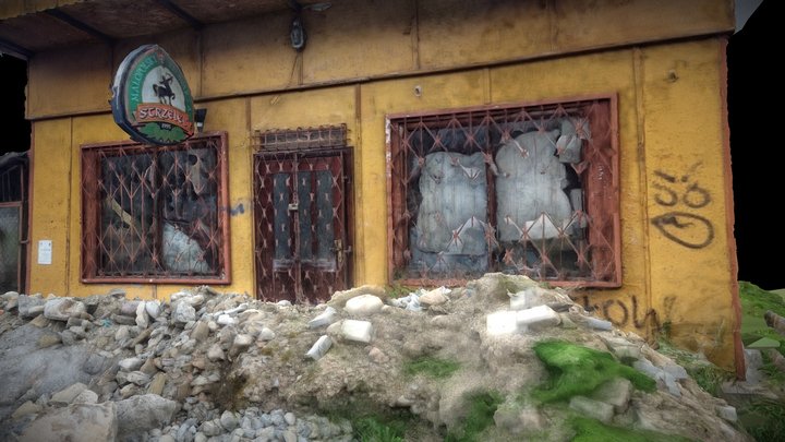 Poland, Nowe Bystre, Abandoned shop RealityScan – Modello 3D gratuito STL