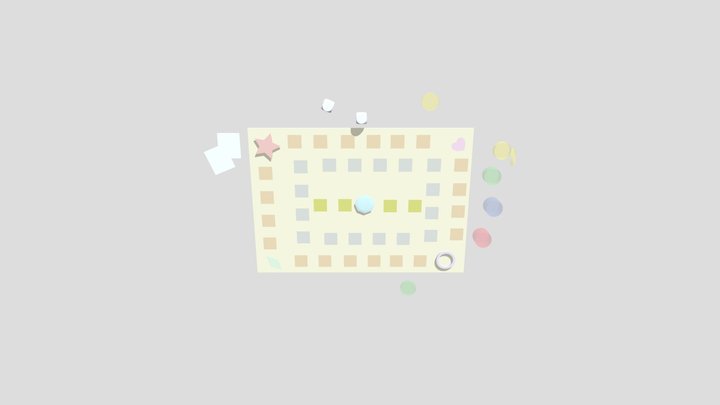 Board Game 3D Model