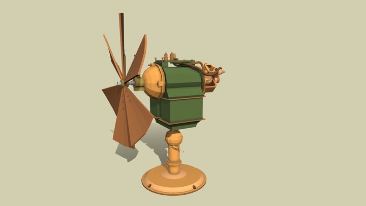 Old fan-simple 3D Model