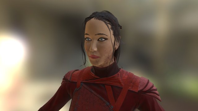 Katniss Everdeen 3D Model