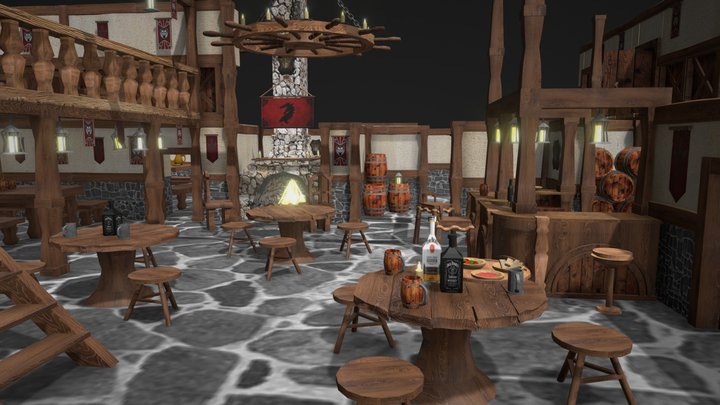 Day5-the final tavern 3D Model