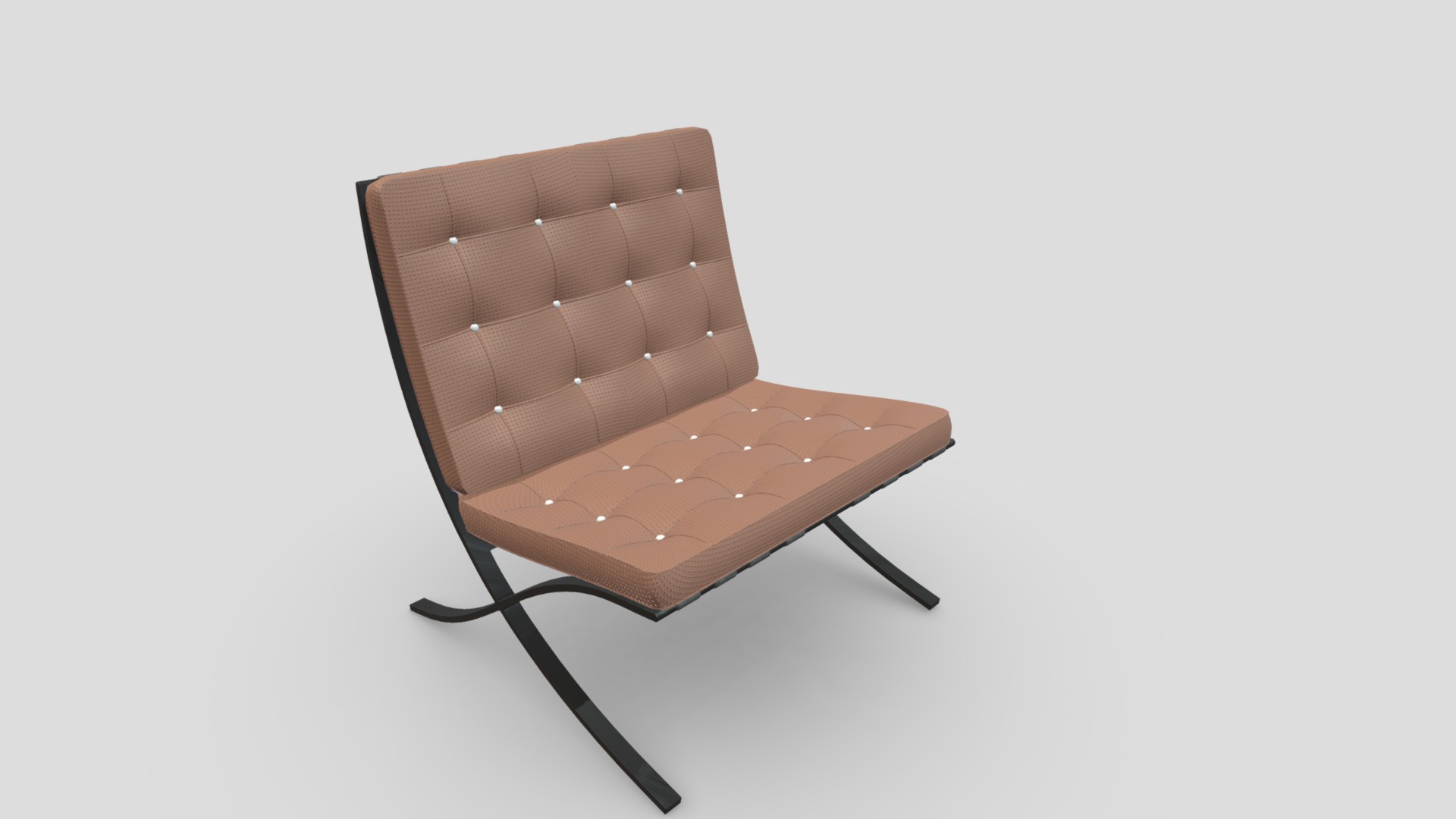 3D model Arm Chair  18 - This is a 3D model of the Arm Chair  18. The 3D model is about a chair with a cushion.