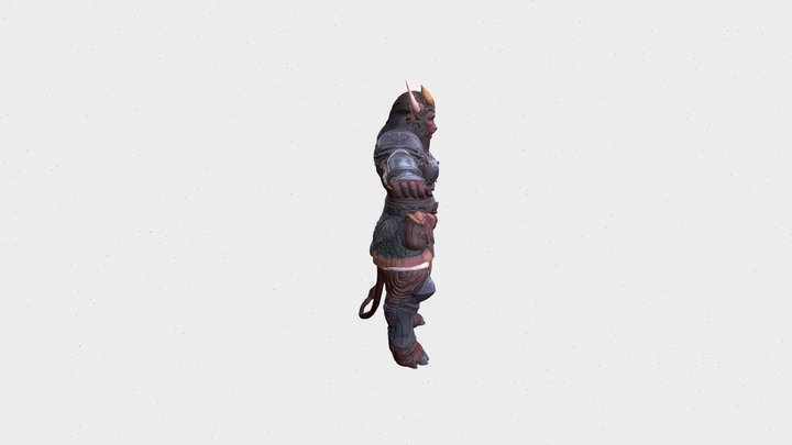 fantasy+armored+minotaur+3d+model 3D Model