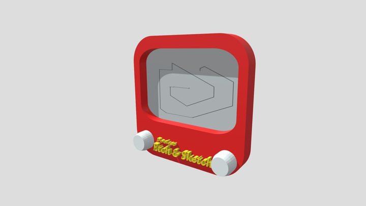 Etch A Sketch 3D Model