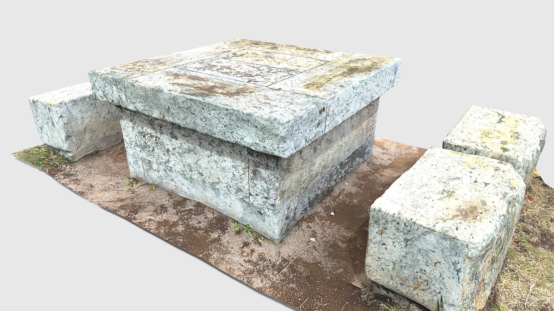 若草石のテーブル A table made of Green tuff — Sketchfab embed 3D viewer