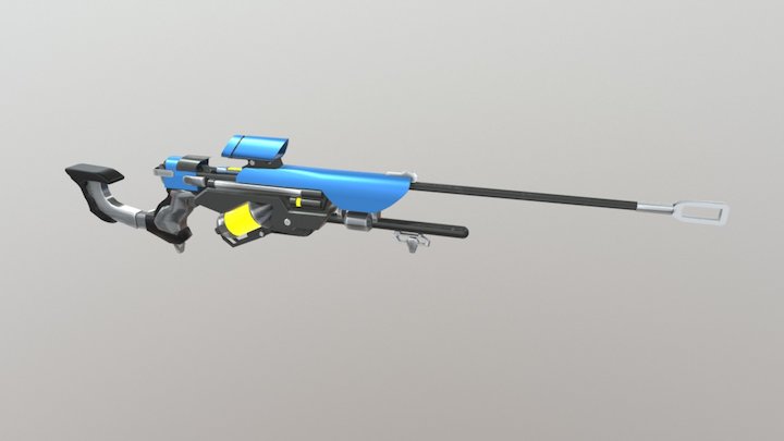 Biotic Rifle 3D Model