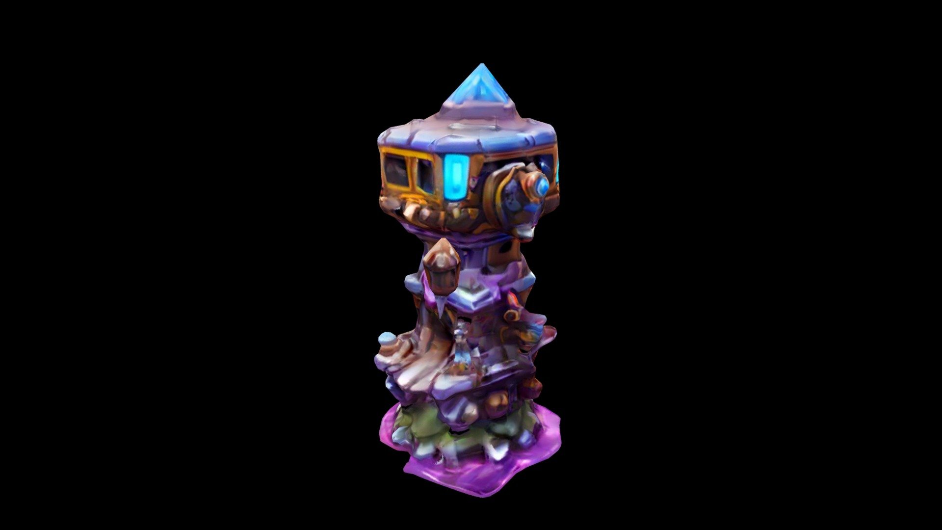 Tower Fall RTS building 17b022b9-2378-4238-b3b4- - Download Free 3D ...