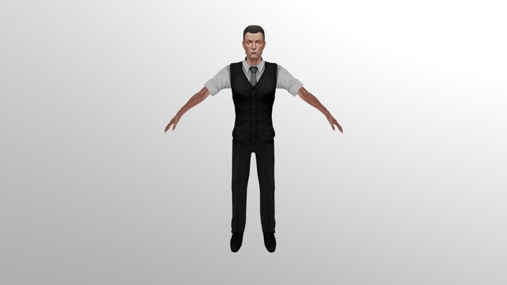 Detective 3D Model