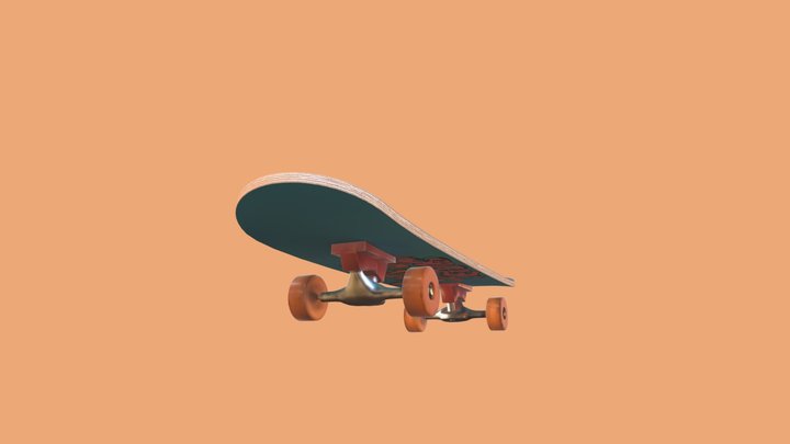 skateboard 3D Model