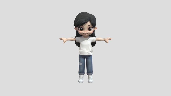 girl 3D Model