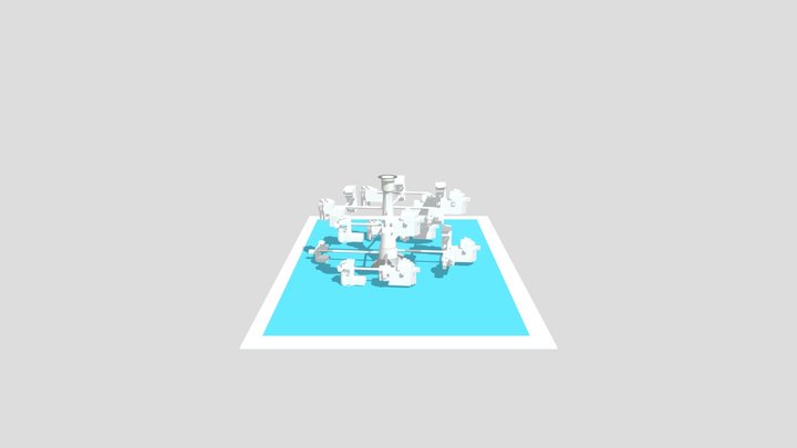 QR CODE MODEL 3D Model