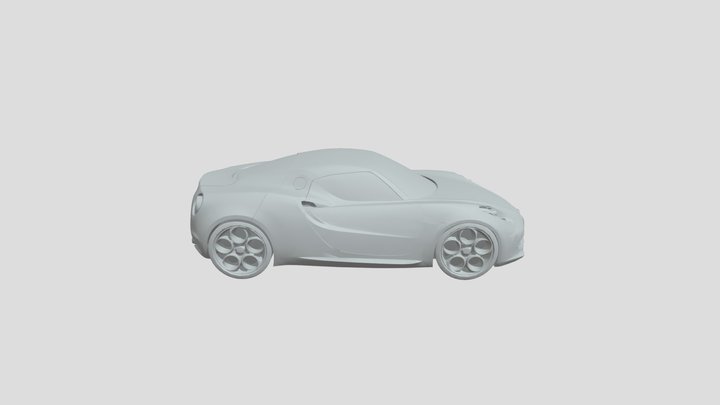 Alfa Romeo 4C Concept 2011 for 3D-printing