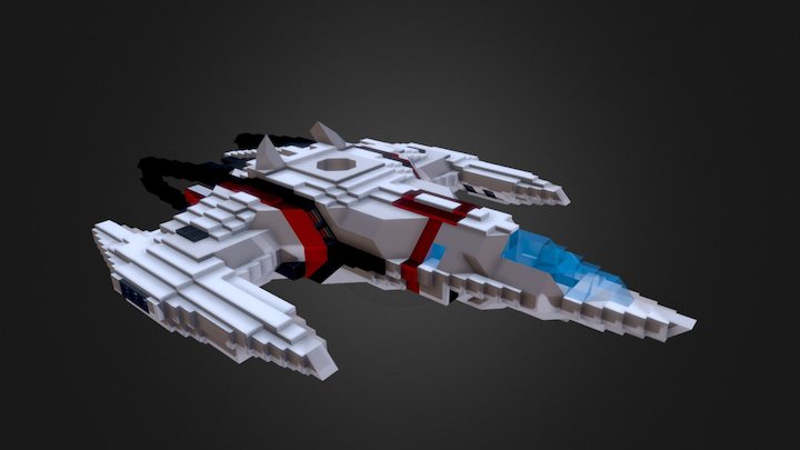 Warrior Class Fighter 3D Model