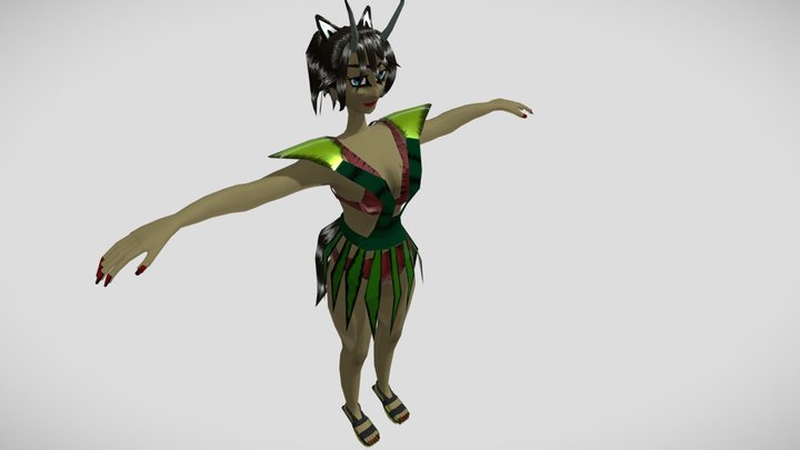 GUERREIRA NATIVA 3D Model