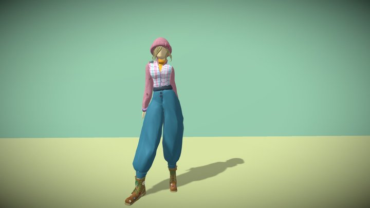 girl model 3D Model