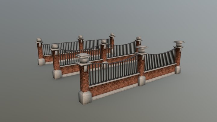 Fence designs 3D Model