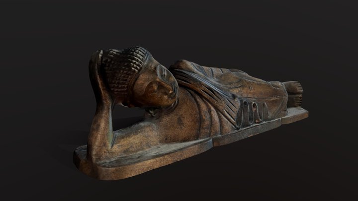 Bouddha couché / Reclining Buddha 3D Model