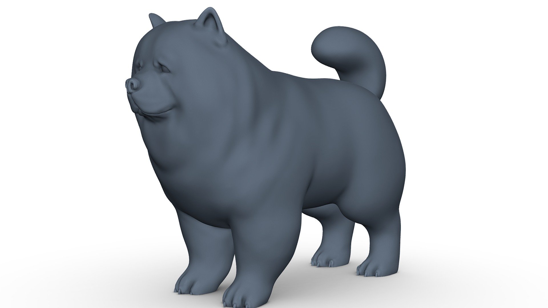 Chow Chow V3 3D print model - Buy Royalty Free 3D model by Peternak 3D ...