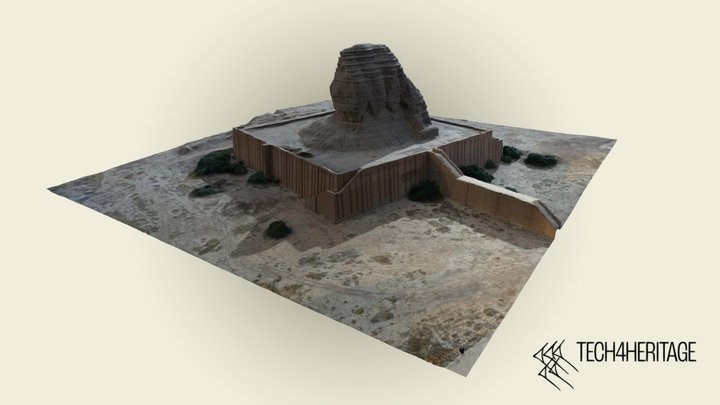 Aqar-Qūf ziggurat 3D Model