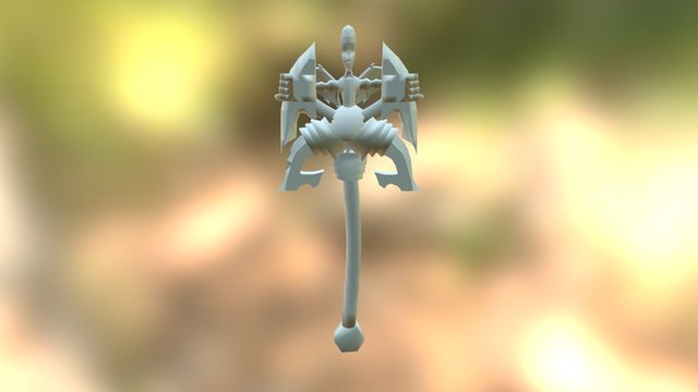 Axe Of Reveant The Over Lord 3D Model