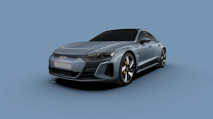 Audi e-tron GT 2022 3D Model