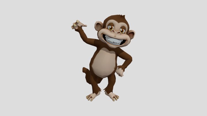 JUST MONKEY BODY 3D Model