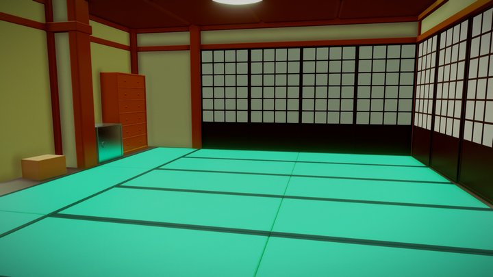 Japanese-like room 3D Model